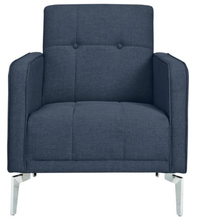 HOME Fabric Chair in a Box - Denim Blue.